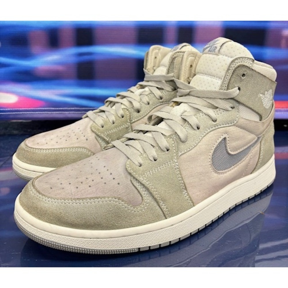 Jordan 1 High Zoom Air CMFT 2 Particle Grey DV1307-101 Mens sneakers size 10.5